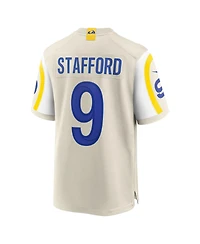 Nike Men's Matthew Stafford Bone Los Angeles Rams Game Jersey