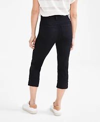 Style & Co Petite High-Rise High-Cuff Capri Jeans, Created for Macy's