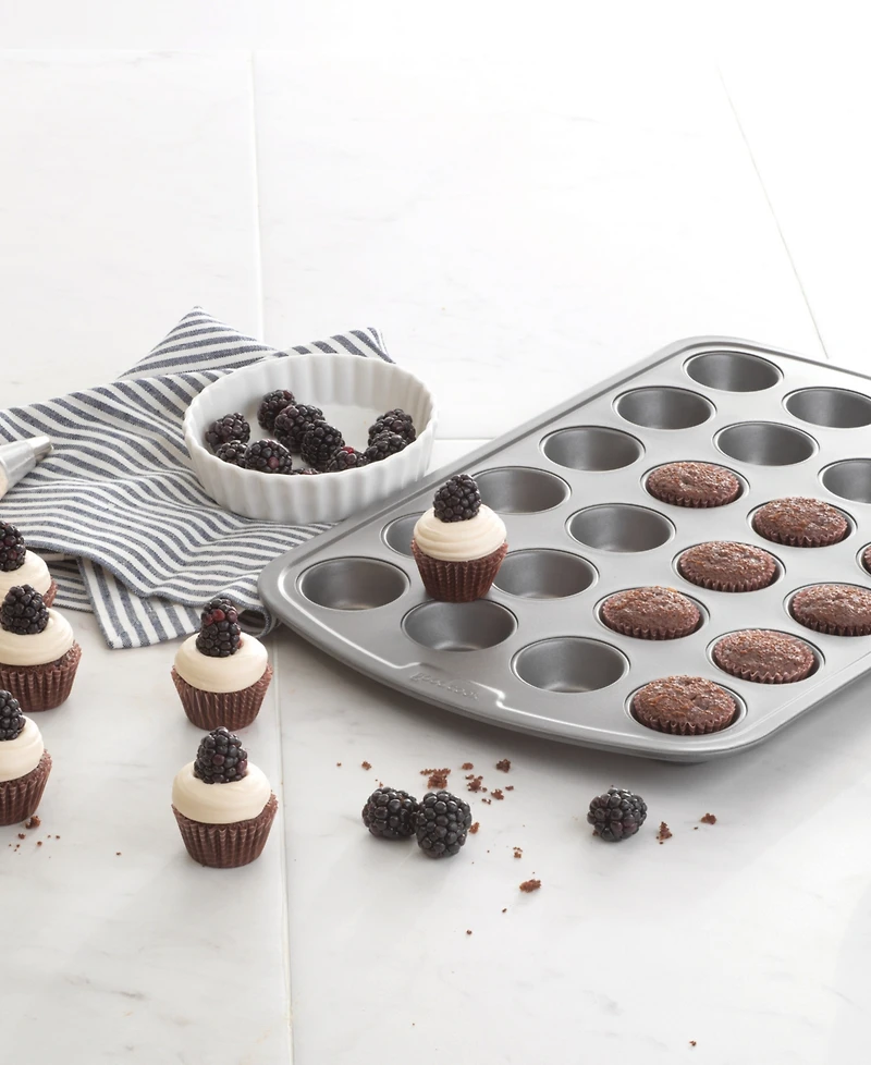 Good Cook Everyday Nonstick Steel Mini Muffin Pan, 24 Cup