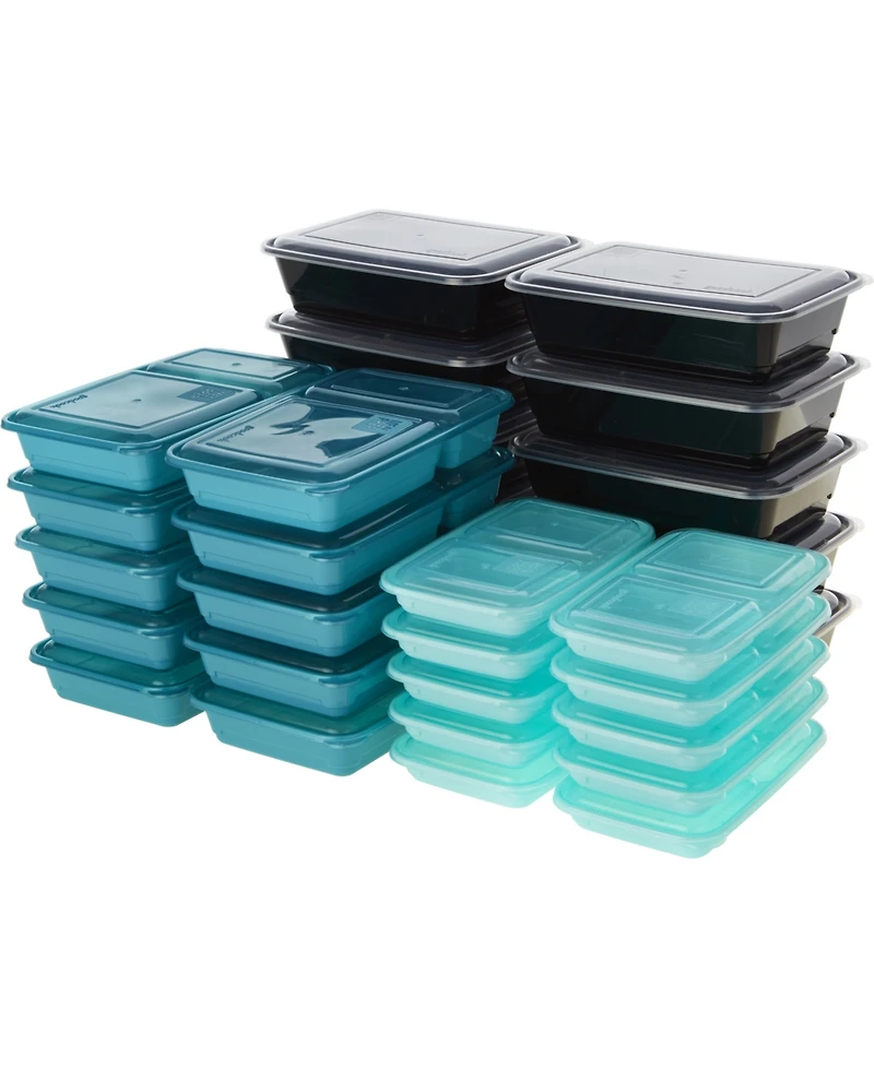 Good Cook Meal Prep 60-Piece Container Set, Biphenyl A Free