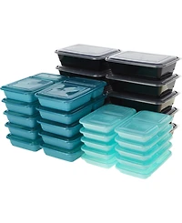 Good Cook Meal Prep 60-Piece Container Set, Biphenyl A Free