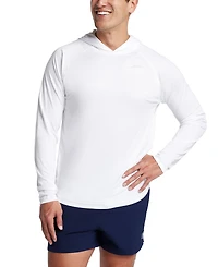 Speedo Men's Baybreeze Long Sleeve Hooded Performance Swim Shirt