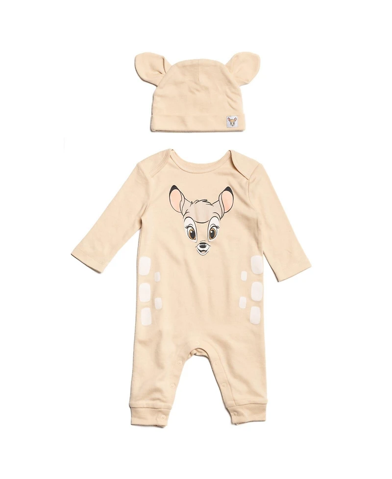 Bambi Baby Boys Snap Cosplay Coverall Hat