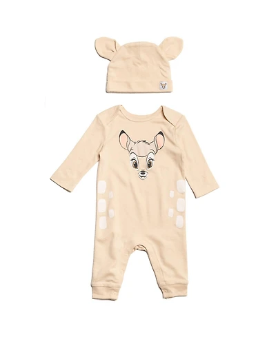 Bambi Baby Boys Snap Cosplay Coverall Hat