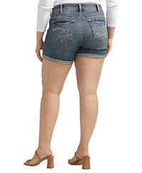 Silver Jeans Co. Plus Suki Mid Rise Curvy Fit Shorts