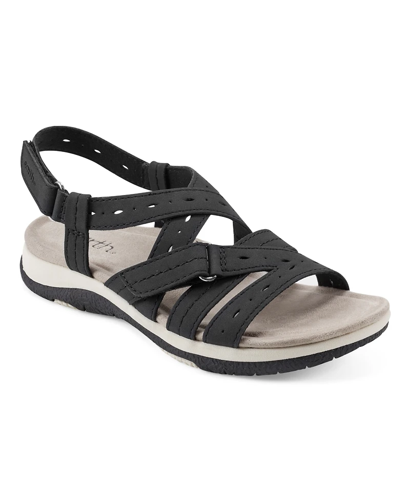 Earth Women's Samsin Strappy Flat Sandals
