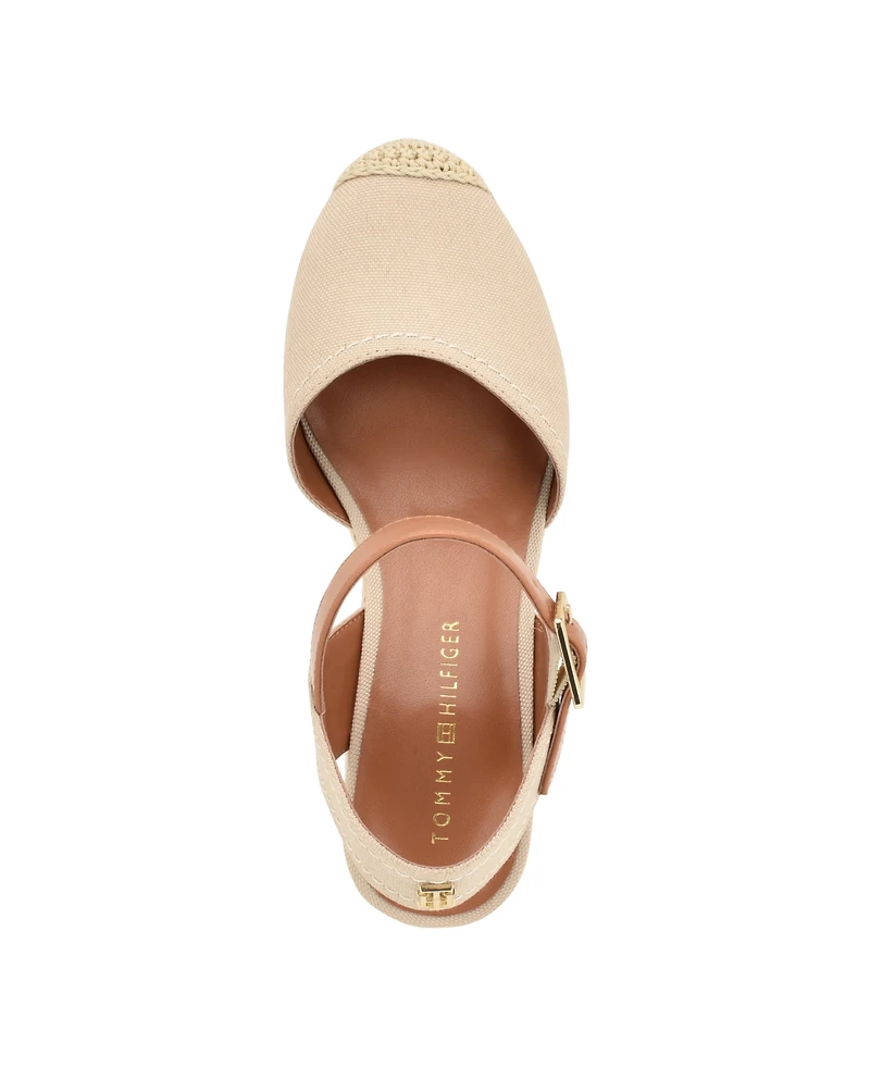 Tommy Hilfiger Women's Nilsa Closed Toe Espadrille Wedge Sandal