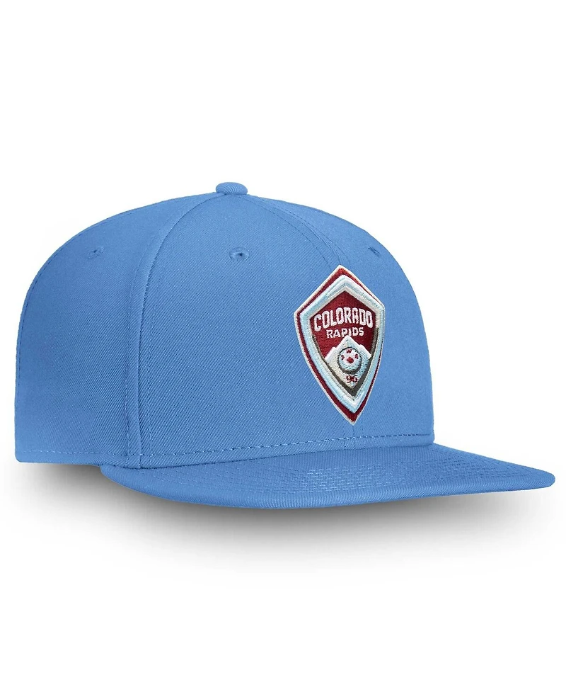 Men's Fanatics Blue Colorado Rapids Emblem Snapback Hat
