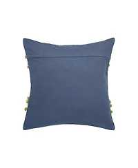 Tabb Indigo & Citron Throw Pillow