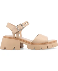 Journee Collection Women's Tillee Treaded Outsole Platform Sandals