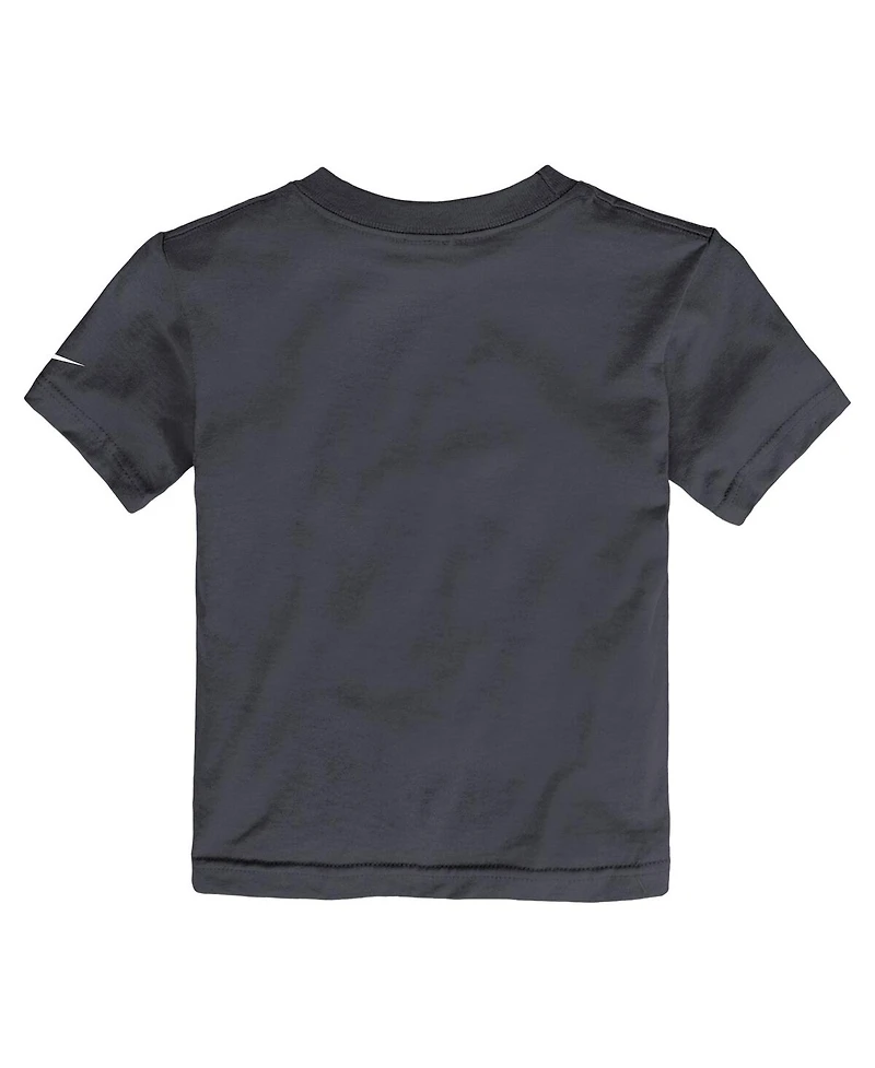 Toddler Boys and Girls Nike Anthracite San Francisco 49ers 2023 Nfc Champions Locker Room Trophy Collection T-shirt