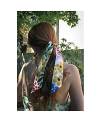 Jessie Zhao New York Silk Twilly Of Bloom