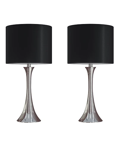 Lumisource Lenuxe 24.25" Metal Table Lamp - Set of 2
