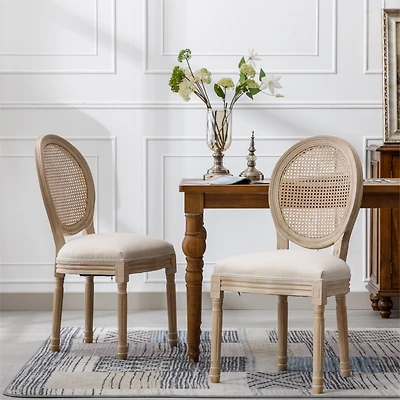 Streamdale Antique French Style Dining Chairs Set