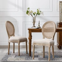 Streamdale Antique French Style Dining Chairs Set