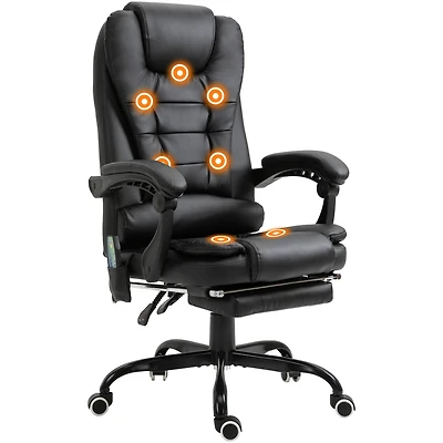 Vinsetto 7-Point Vibrating Massage Office Chair with High Back