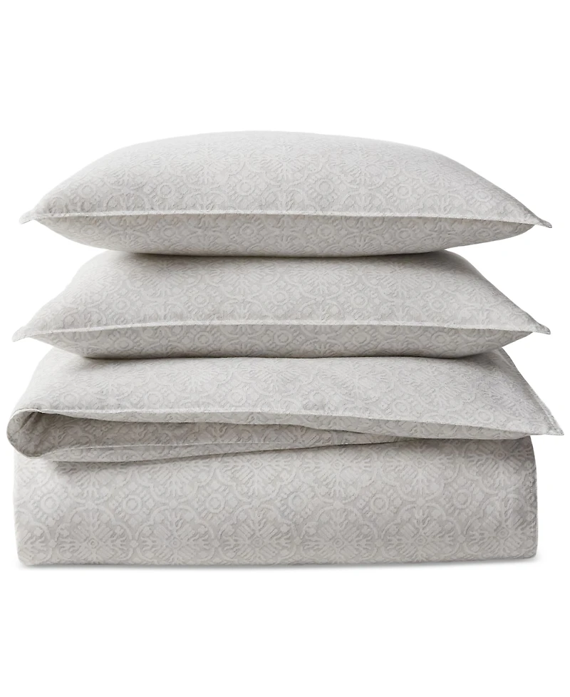 Closeout! Lauren Ralph Lauren Emilia Tonal Medallion Comforter Set, Full/Queen