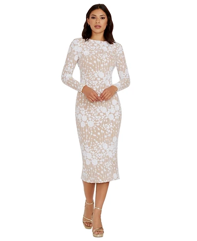 Dress the Population Emery Women's Sequined Bodycon Midi