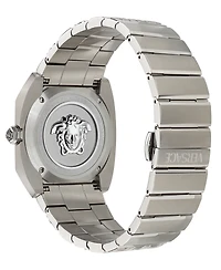 Versace Men's Swiss Gray Titanium Bracelet Watch 44mm