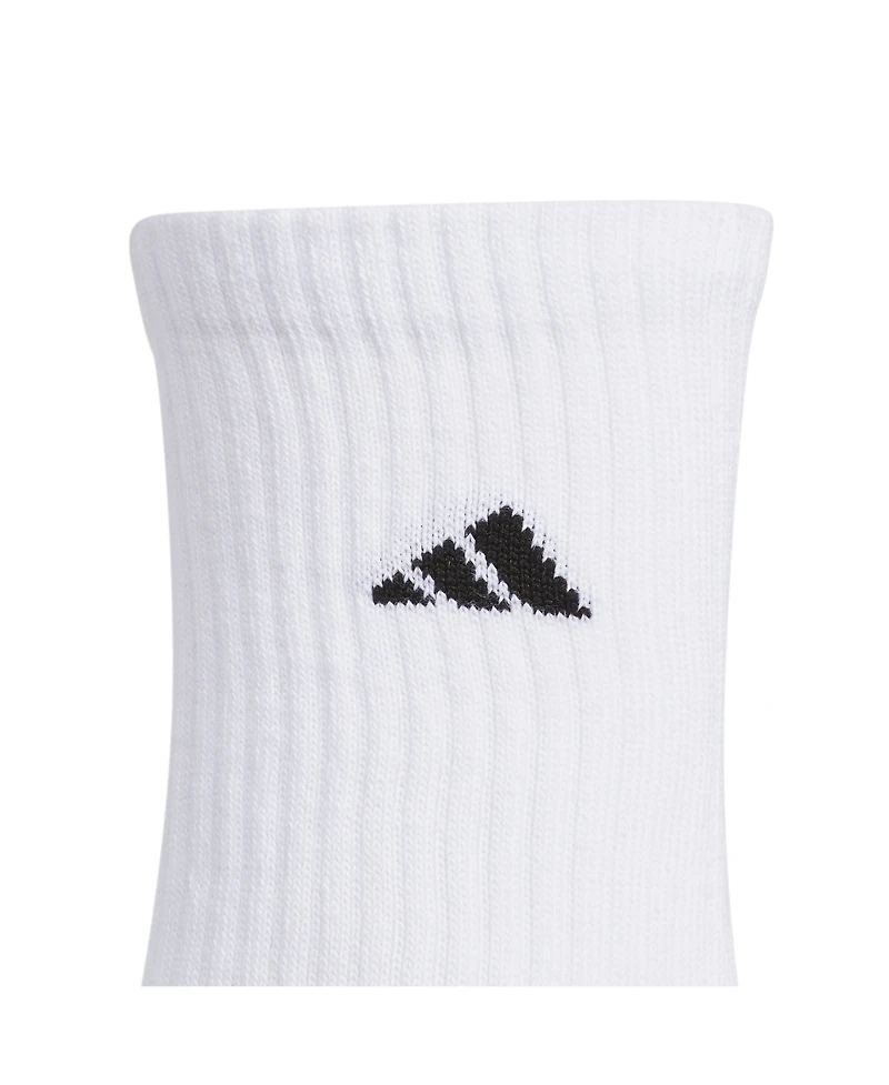 adidas Boys Youth Athletic Cushioned Crew Socks, Pack of 6