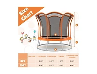 10 Feet Unique Flower Shape Trampoline with Galvanized Steel Frame