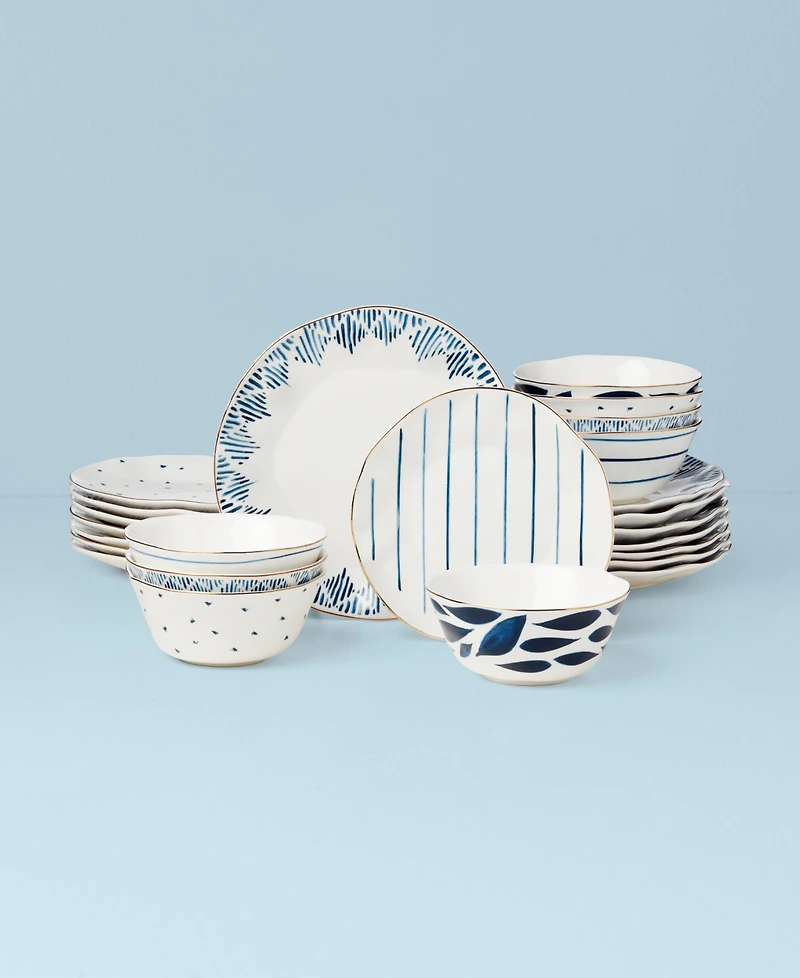 Lenox Blue Bay 24 Pc. Dinnerware Set, Service for 8