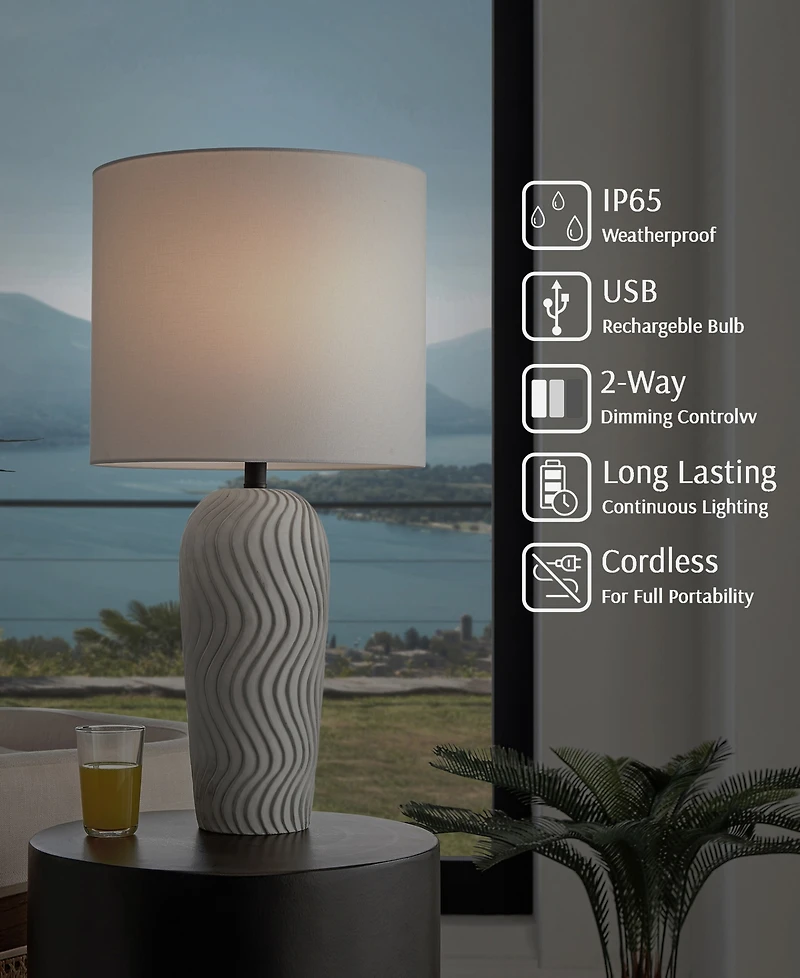 Lite Source Outdoor Cordless Tyrion Table Lamp