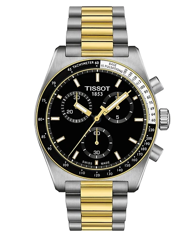 Tissot Men's Swiss Chronograph Prs 516 Two-Tone Stainless Steel Bracelet Watch 40mm