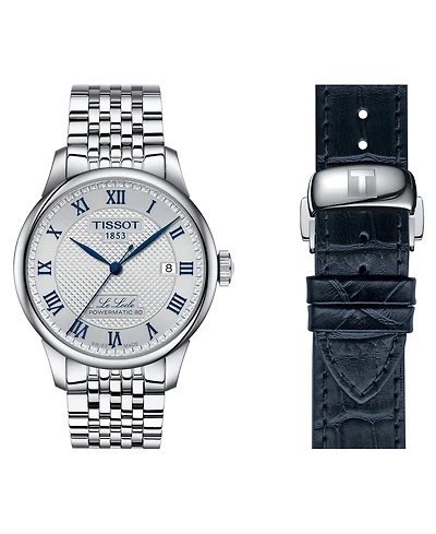 Tissot Men's Swiss Automatic Le Locle Powermatic 80 Stainless Steel Bracelet Watch 39mm