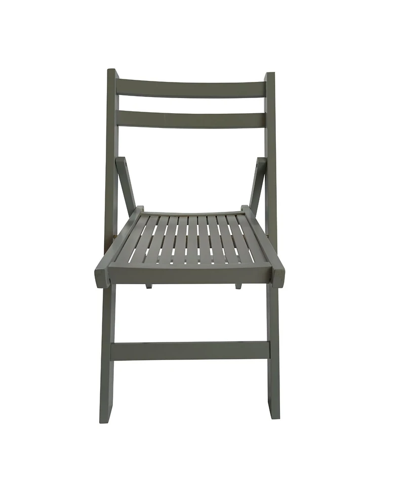 Furniture Slatted Wood Folding Special Event Chair, Set Of 4, Folding Chair, Foldable