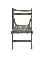 Furniture Slatted Wood Folding Special Event Chair, Set Of 4, Folding Chair, Foldable