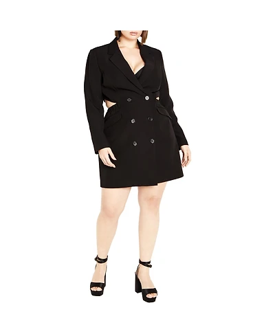 City Chic Plus Tuxedo Twyla Dress