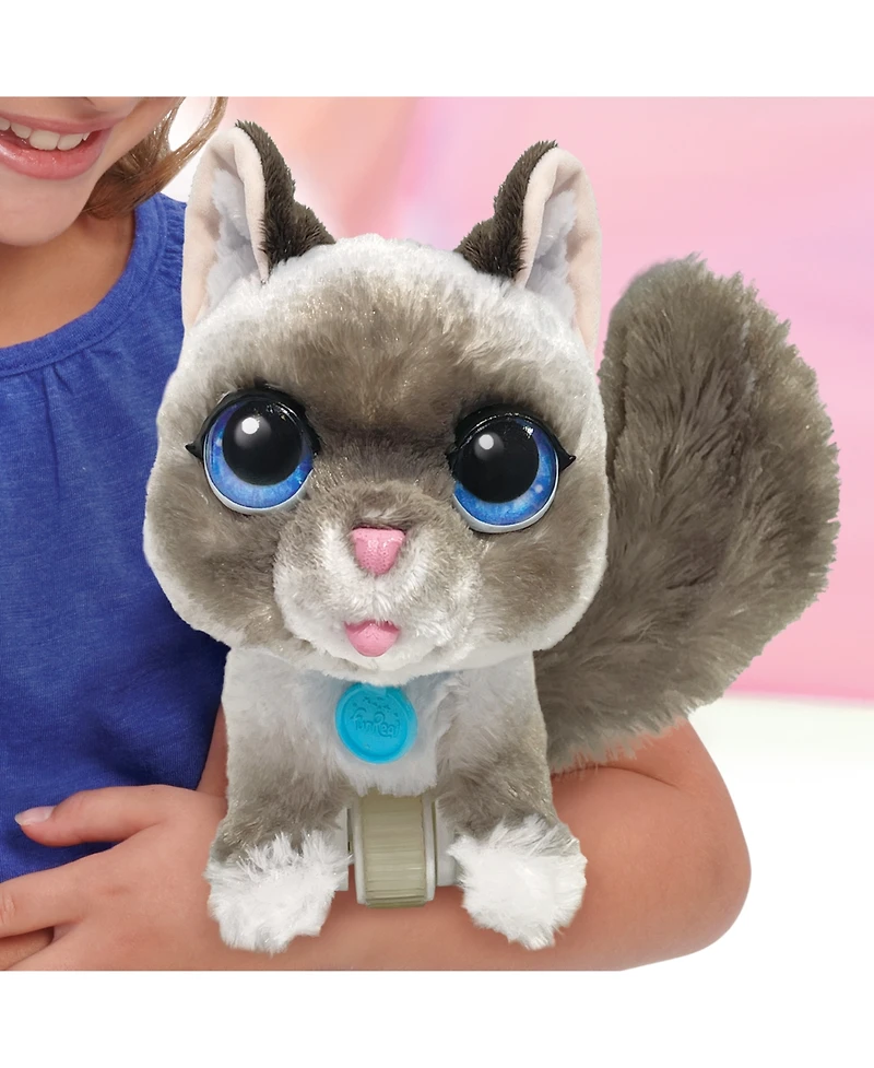 FurReal Friends Wag-a-Lots Kitty Interactive Toy, 8" Walking Plush Cat with Sounds