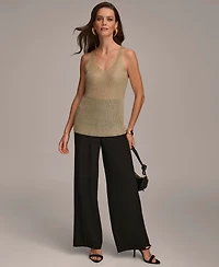 Donna Karan Women's Metallic-Knit Tank Top
