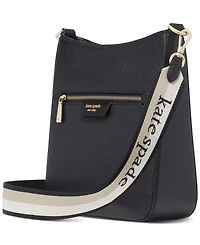 kate spade new york Hudson Small Pebbled Leather Messenger Crossbody