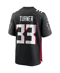Men's Nike Michael Turner Black Atlanta Falcons Game Retired Player Jersey