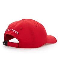 Men's Pga Tour Red The Players Mesh Adjustable Hat