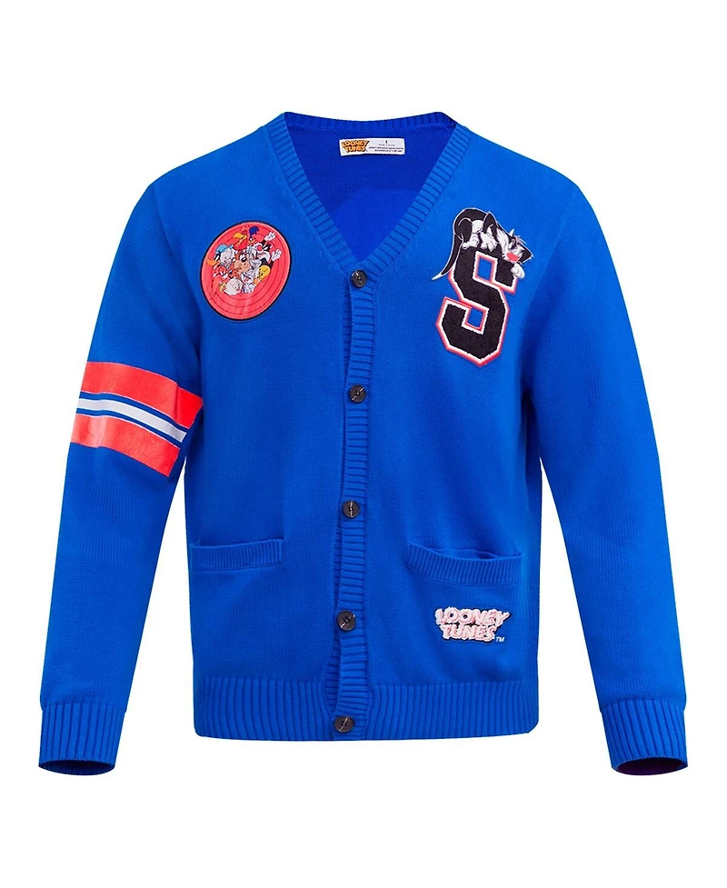 Men's Freeze Max Royal Looney Tunes Sylvester Button-Up Cardigan