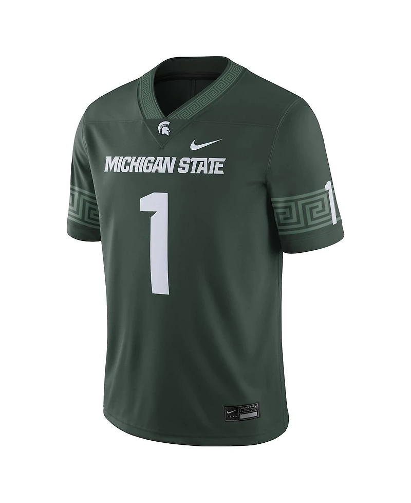 Nike Men's #1 Michigan State Spartans Football Game Jersey