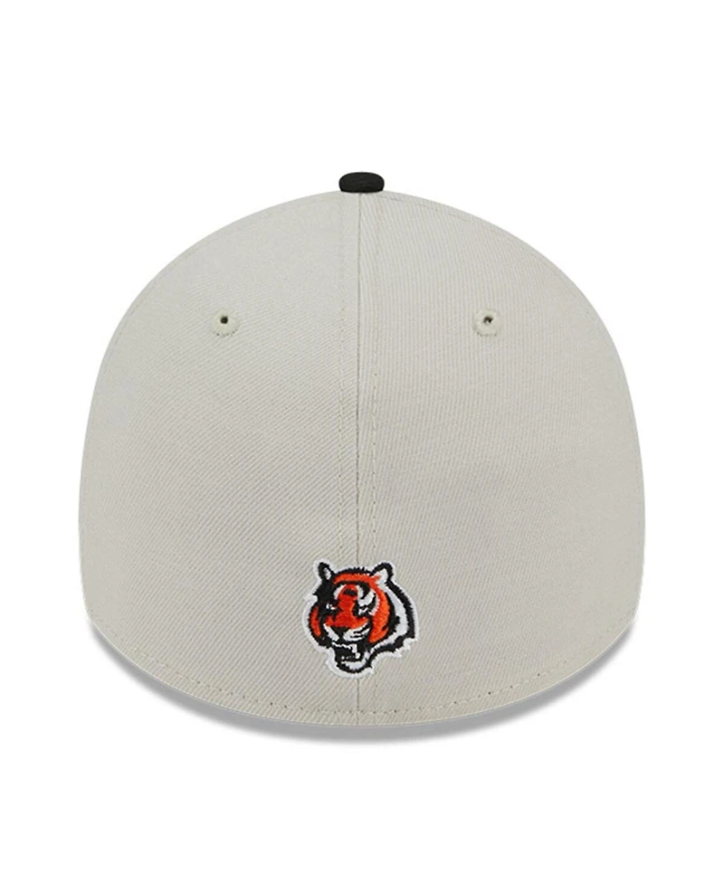 Men's New Era Stone, Black Cincinnati Bengals 2023 Nfl Draft 39THIRTY Flex Hat