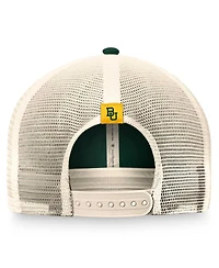 Men's Top of the World Green Baylor Bears Refined Trucker Adjustable Hat