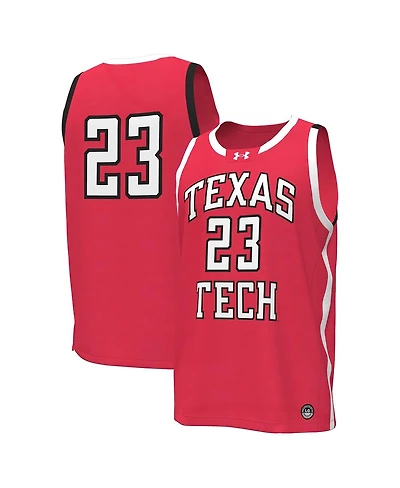 Under Armour Men's #23 Texas Tech Red Raiders Replica Basketball Jersey