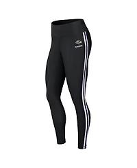 Women's Wear by Erin Andrews Black Baltimore Ravens Color Block Leggings