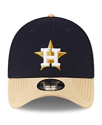Men's New Era Navy Houston Astros 2023 Gold Collection 39THIRTY Flex Hat