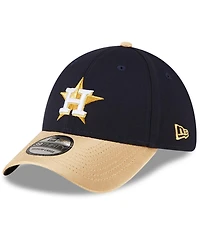 Men's New Era Navy Houston Astros 2023 Gold Collection 39THIRTY Flex Hat
