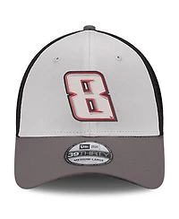 Men's New Era Gray, Black Kyle Busch 39THIRTY Neo Flex Fit Hat