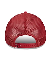 Men's New Era Cardinal Arizona Cardinals Caliber Trucker 9FORTY Adjustable Hat