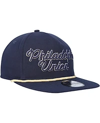 Men's New Era Navy Philadelphia Union Script Golfer Adjustable Hat