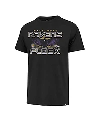Men's '47 Brand Distressed Baltimore Ravens Regional Franklin T-shirt