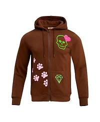 Men's and Women's Freeze Max Brown Looney Tunes Sylvester Full-Zip Hoodie